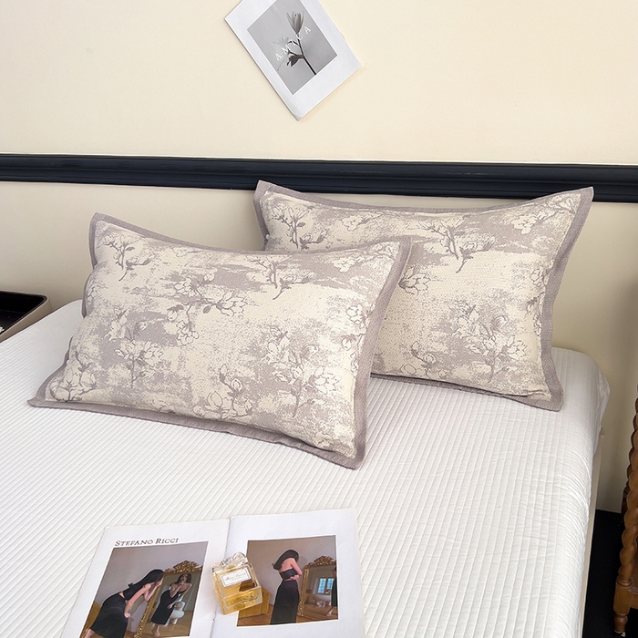 91家纺网 家纺一手货源 找家纺 （总）悦然毛巾被 2025新款四层纱全棉纱布枕套