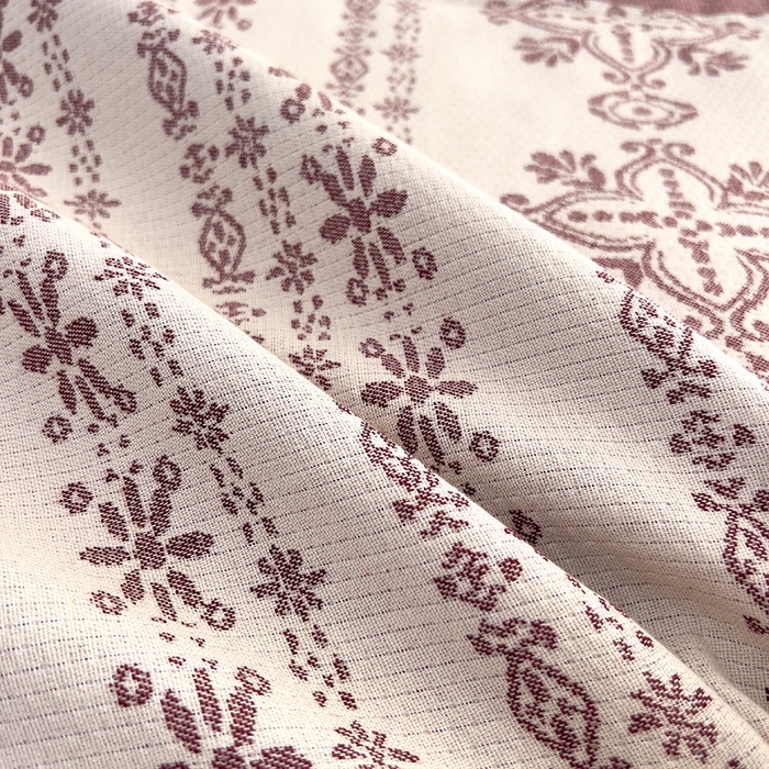 91家纺网 家纺一手货源 找家纺 悦然毛巾被 2025新款四层纱全棉纱布枕套 丝路花语-棕