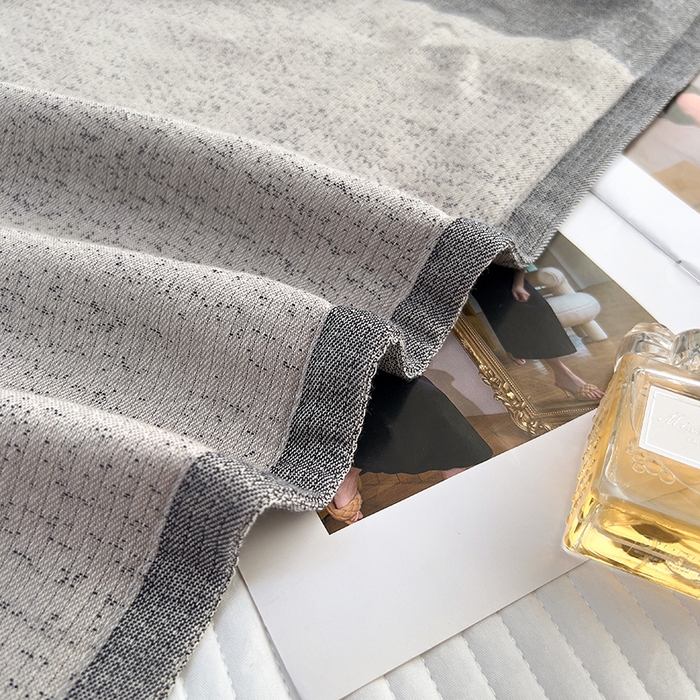 91家纺网 家纺一手货源 找家纺 悦然毛巾被 2025新款四层纱全棉纱布枕套 淡彩灰