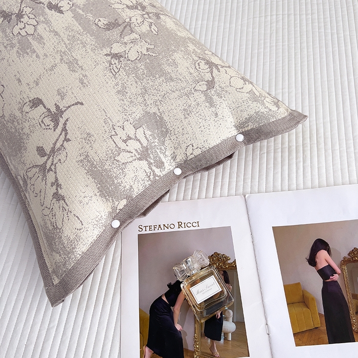 91家纺网 家纺一手货源 找家纺 悦然毛巾被 2025新款四层纱全棉纱布枕套 花树棕