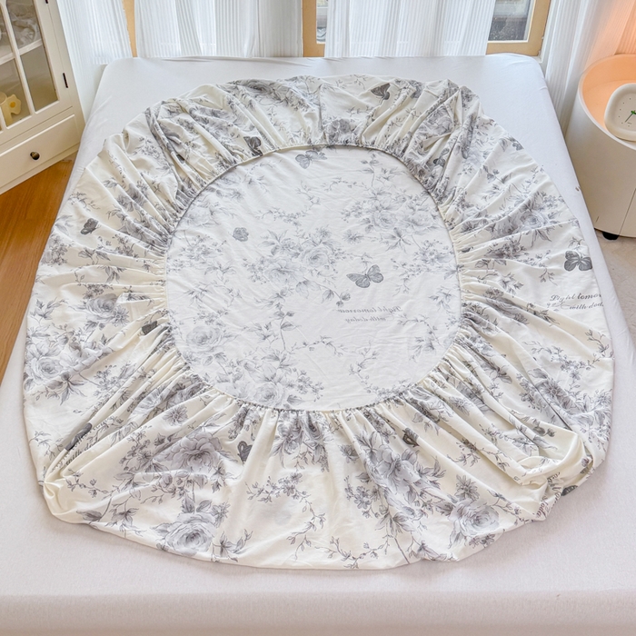 91家纺网 家纺一手货源 找家纺 （总）爱妮玖玖 2025新款全棉印花床笠单层