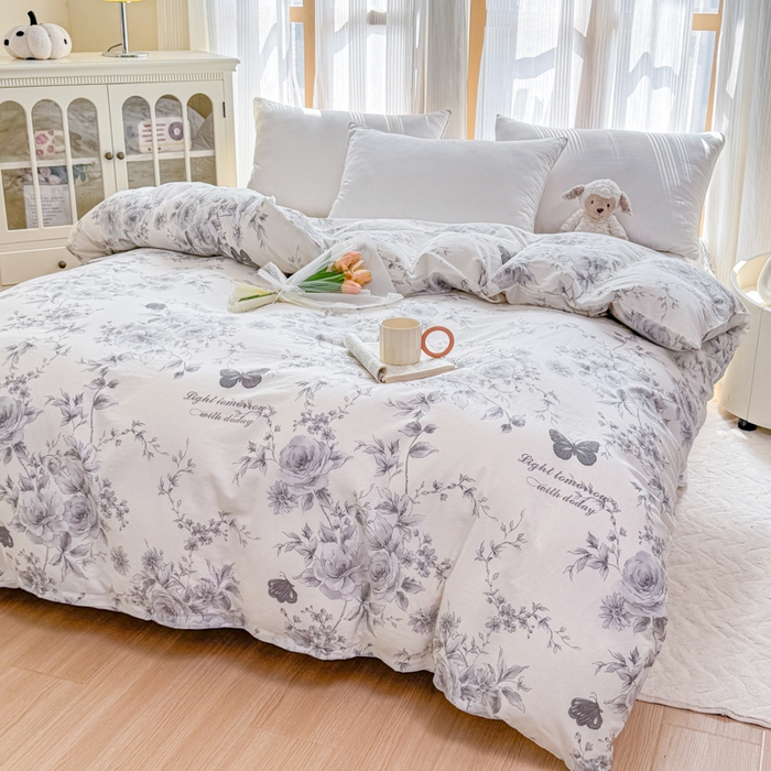 91家纺网 家纺一手货源 找家纺 （总）爱妮玖玖 2025新款全棉印花系列单被套