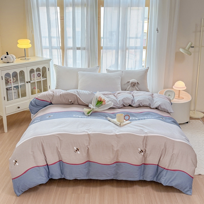 91家纺网 家纺一手货源 找家纺 （总）爱妮玖玖 2025新款全棉印花系列单被套