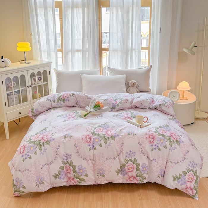 91家纺网 家纺一手货源 找家纺 （总）爱妮玖玖 2025新款全棉印花系列单被套