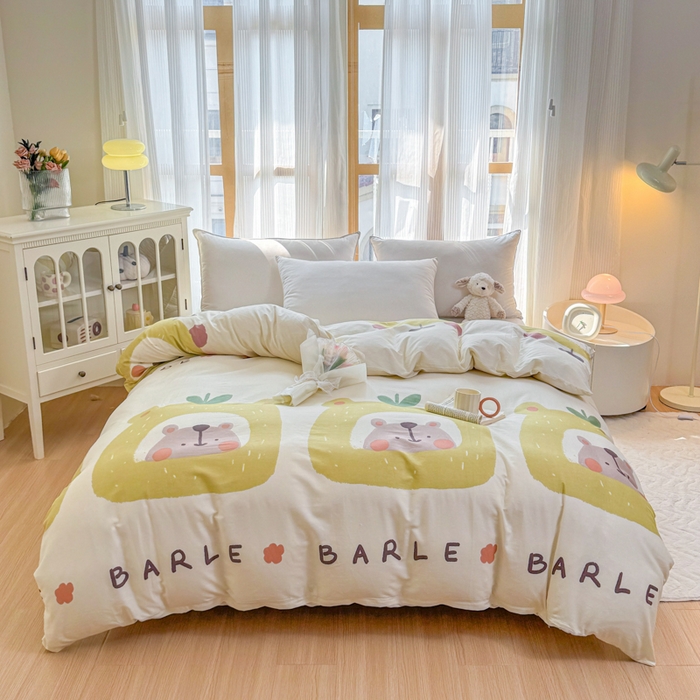 91家纺网 家纺一手货源 找家纺 （总）爱妮玖玖 2025新款全棉印花系列单被套