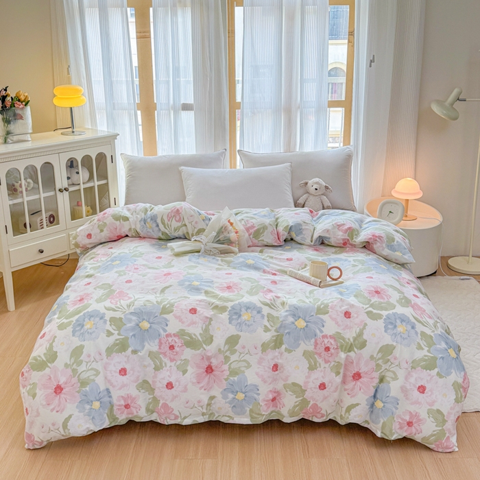 91家纺网 家纺一手货源 找家纺 （总）爱妮玖玖 2025新款全棉印花系列单被套