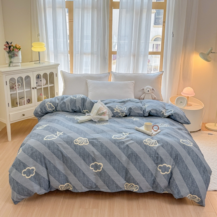 91家纺网 家纺一手货源 找家纺 （总）爱妮玖玖 2025新款全棉印花系列单被套