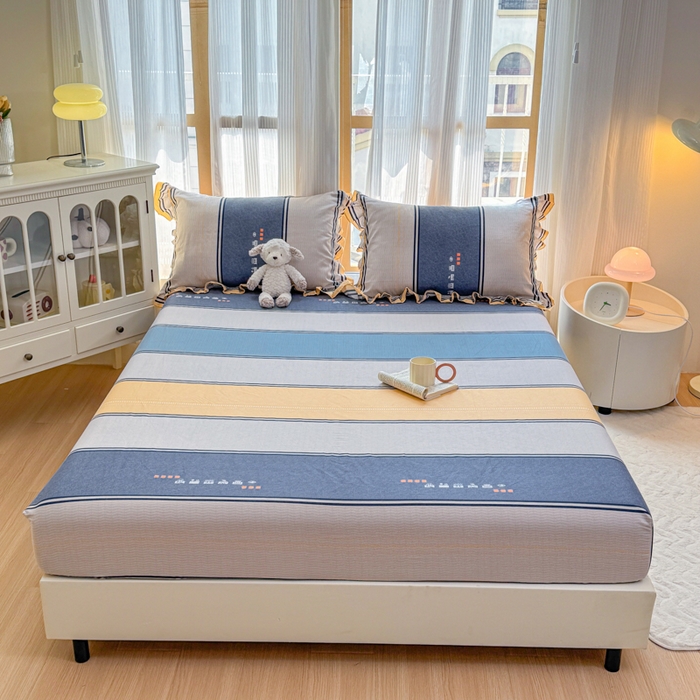 91家纺网 家纺一手货源 找家纺 （总）爱妮玖玖 2025新款全棉印花床笠单层