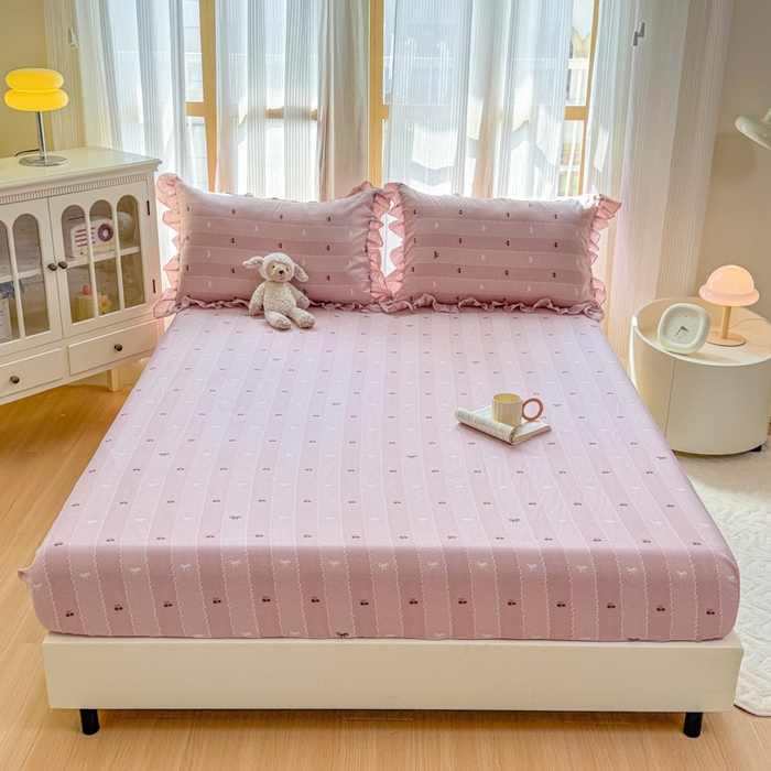 91家纺网 家纺一手货源 找家纺 （总）爱妮玖玖 2025新款全棉印花床笠单层