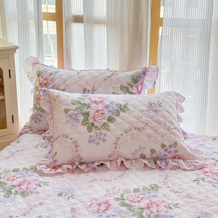 91家纺网 家纺一手货源 找家纺 （总）爱妮玖玖 2025新款全棉小白花边夹棉枕