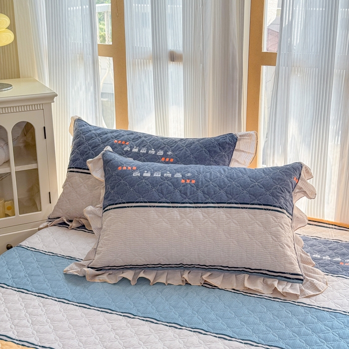 91家纺网 家纺一手货源 找家纺 （总）爱妮玖玖 2025新款全棉小白花边夹棉枕