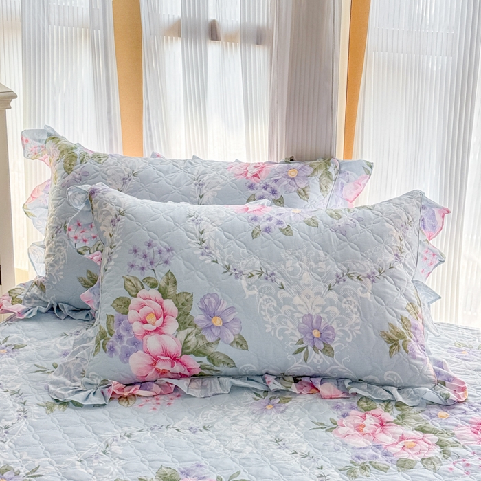 91家纺网 家纺一手货源 找家纺 （总）爱妮玖玖 2025新款全棉小白花边夹棉枕