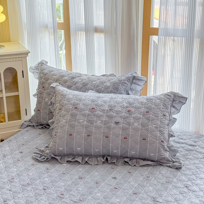 91家纺网 家纺一手货源 找家纺 （总）爱妮玖玖 2025新款全棉小白花边夹棉枕