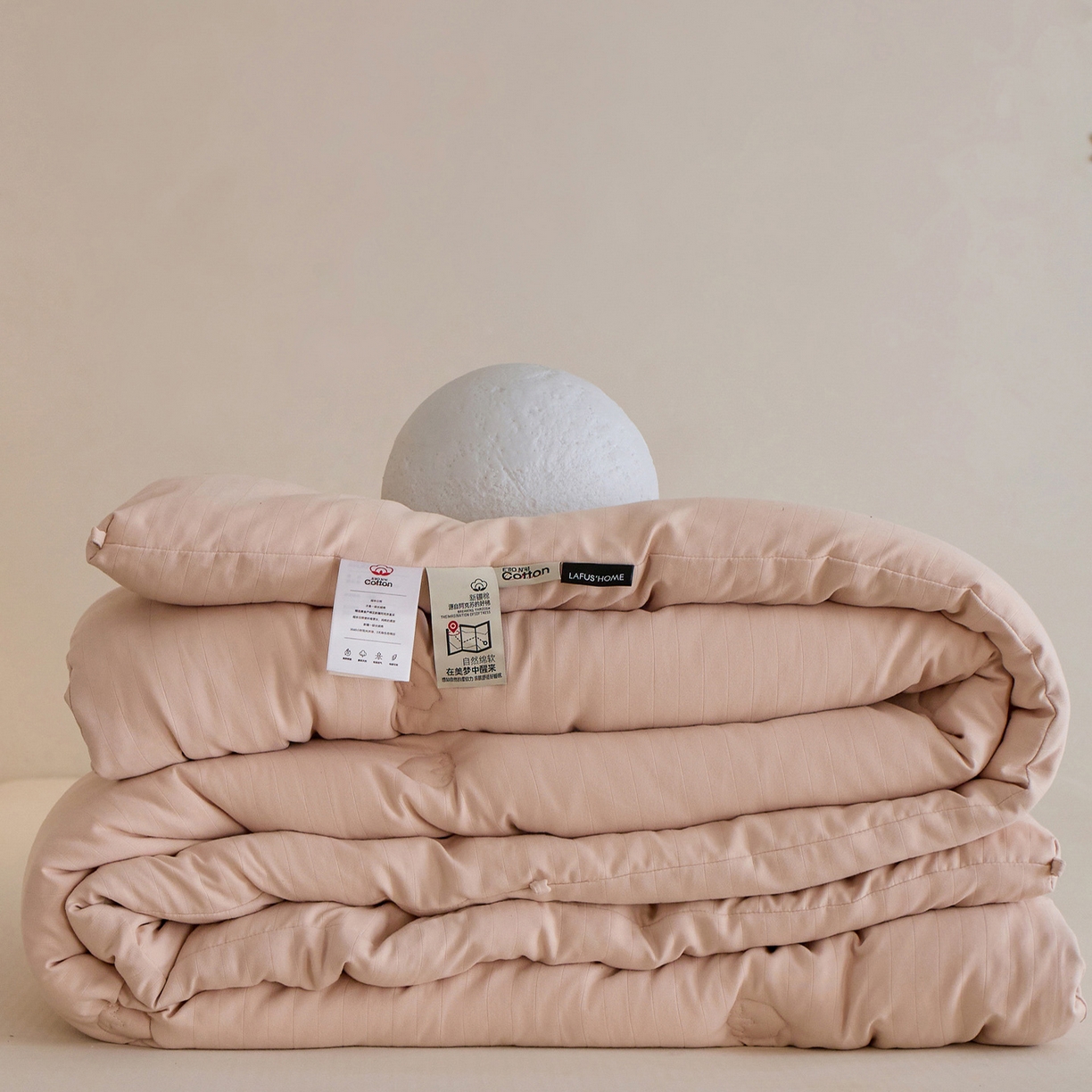 91家纺网 家纺一手货源 找家纺 （总）莱福仕家纺 2025新款超柔双层纱新疆棉花被被子被芯