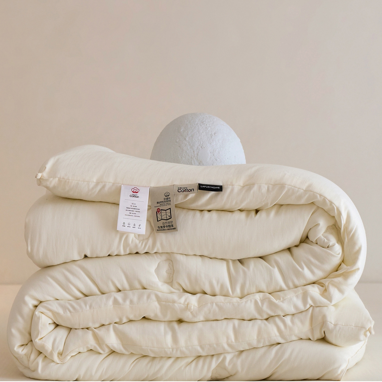 91家纺网 家纺一手货源 找家纺 （总）莱福仕家纺 2025新款超柔双层纱新疆棉花被被子被芯