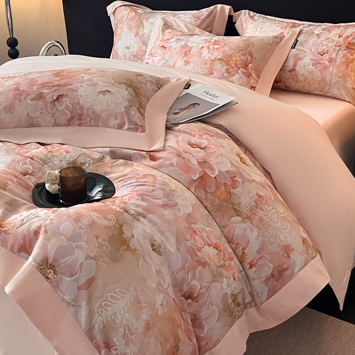 91家纺网 家纺一手货源 找家纺 （总）博纳家纺 2025新款全棉纯棉磨毛数码印花四件套