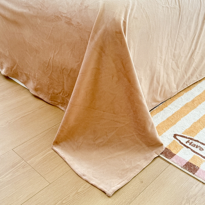 91家纺网 家纺一手货源 找家纺 优迈 2025学生季全棉高克重豆豆绒三四件套加厚保暖婴儿绒牛奶绒单被套单人双人被套加大号棉加绒三四件套 小新和他的蜡笔