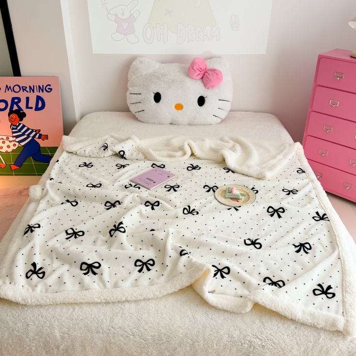 91家纺网 家纺一手货源 找家纺 艾特你 2025新款ins羊羔绒牛奶绒可被套休闲毯单被套-毯子图 慢时光