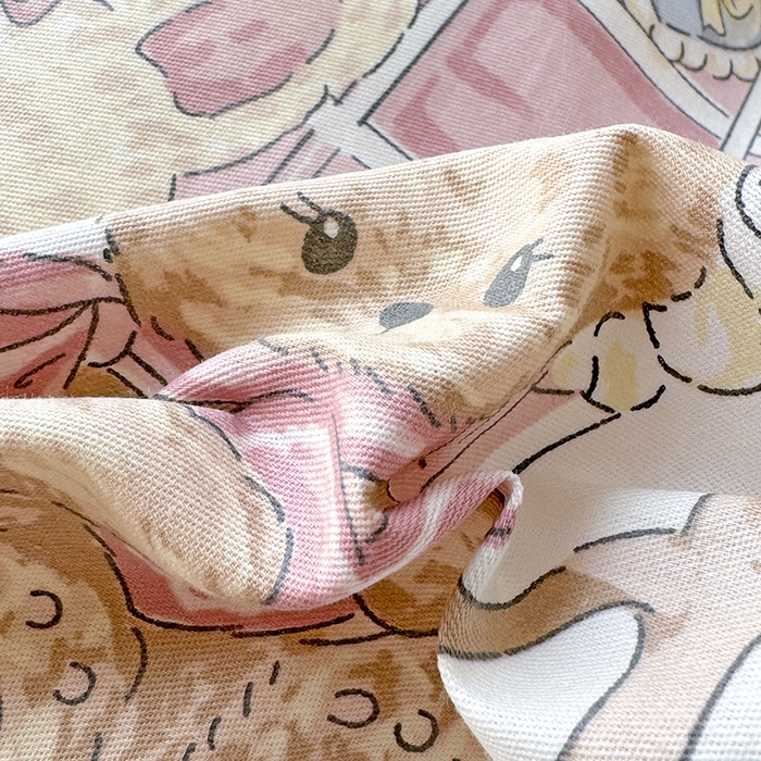 91家纺网 家纺一手货源 找家纺 优迈 2025学生季全棉高克重豆豆绒三四件套加厚保暖婴儿绒牛奶绒单被套单人双人被套加大号棉加绒三四件套 潘多拉小熊