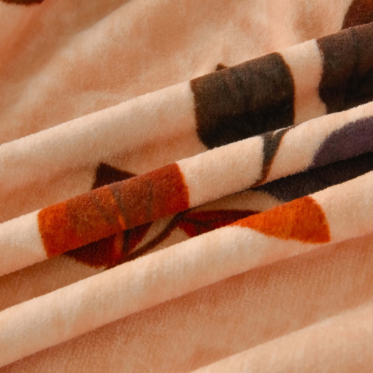 91家纺网 家纺一手货源 找家纺 亿品2025直播爆款9.5斤牛奶绒四件套加厚保暖床裙四件套 紫罗兰【咖】