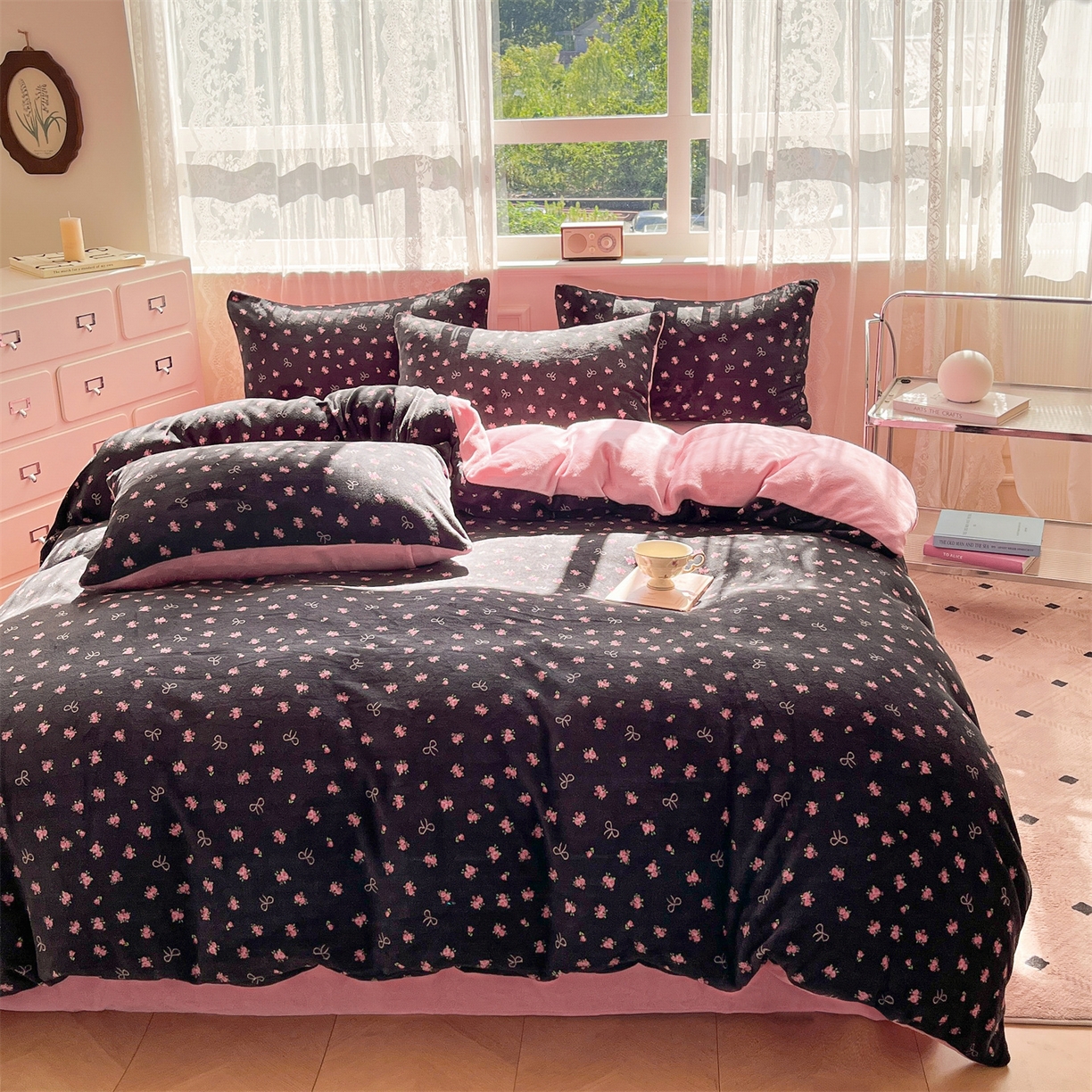 91家纺网 家纺一手货源 找家纺 （总）欧尚家纺 2025新款跑量牛奶绒四件套