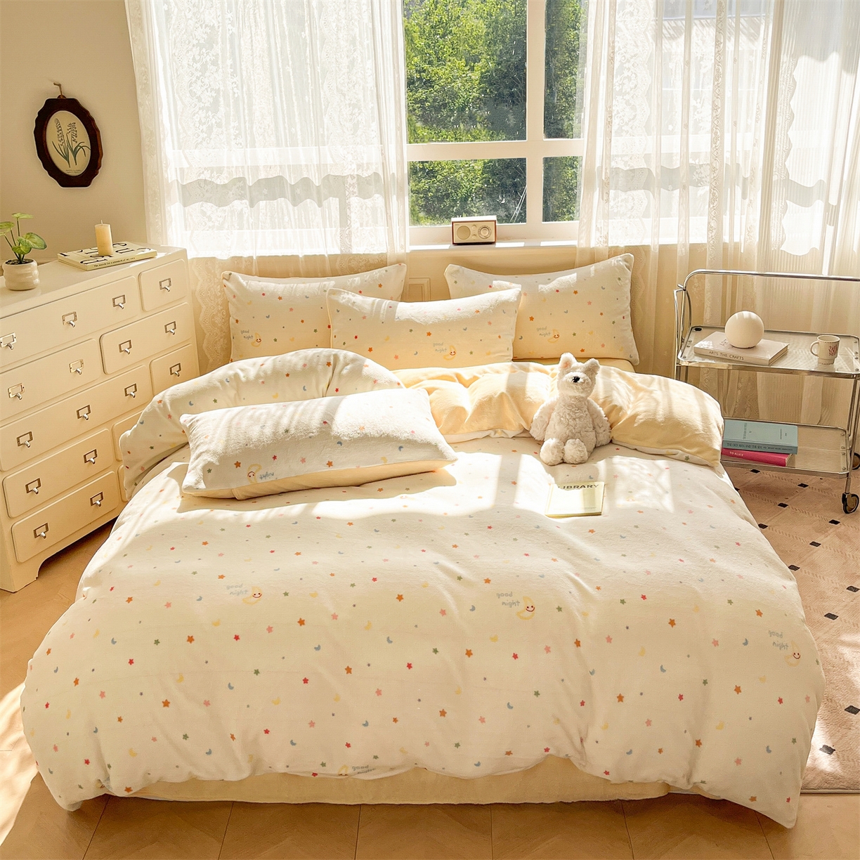 91家纺网 家纺一手货源 找家纺 （总）欧尚家纺 2025新款跑量牛奶绒四件套