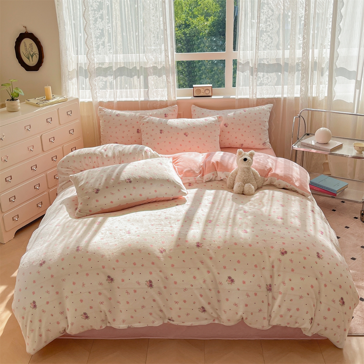 91家纺网 家纺一手货源 找家纺 （总）欧尚家纺 2025新款跑量牛奶绒四件套