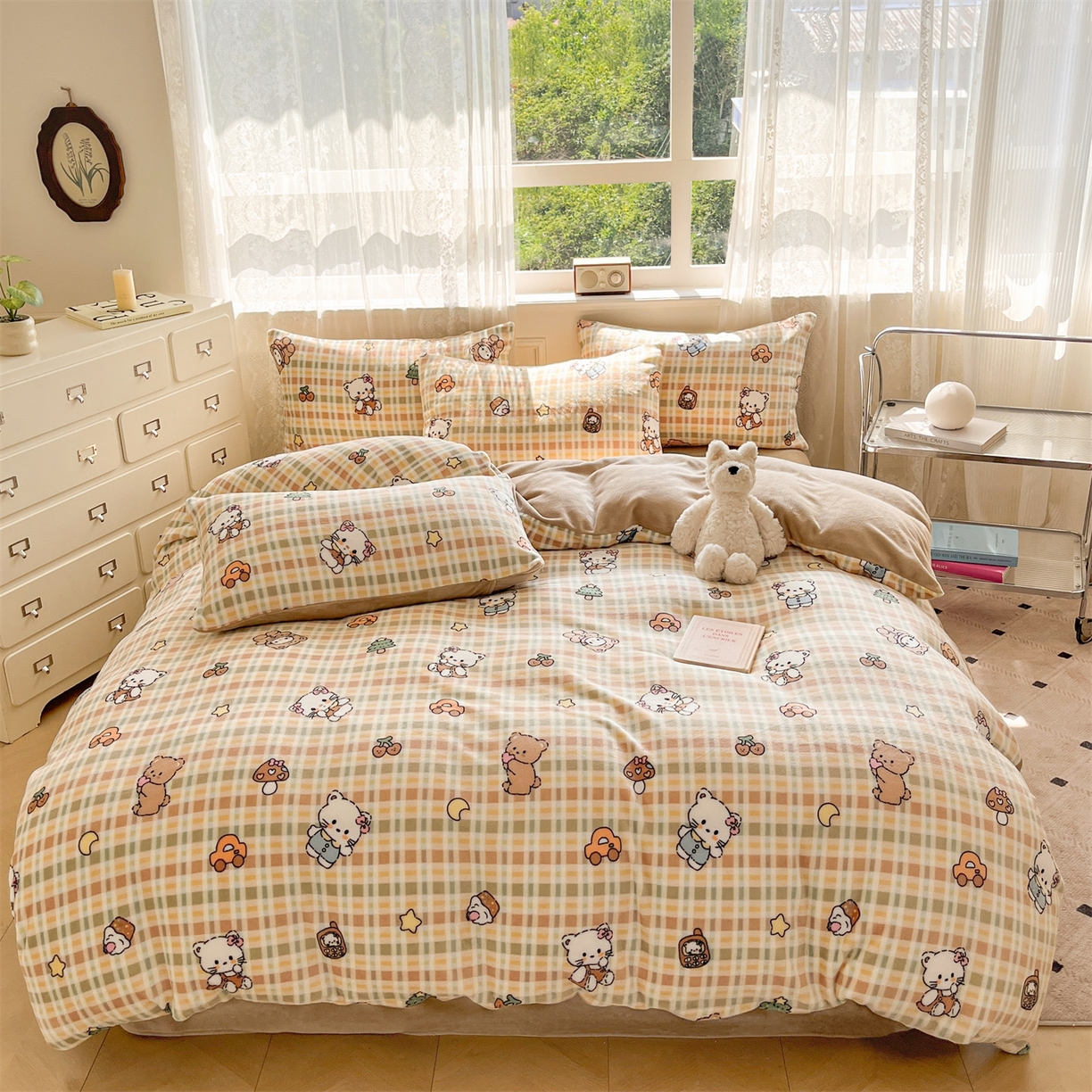 91家纺网 家纺一手货源 找家纺 （总）欧尚家纺 2025新款跑量牛奶绒四件套