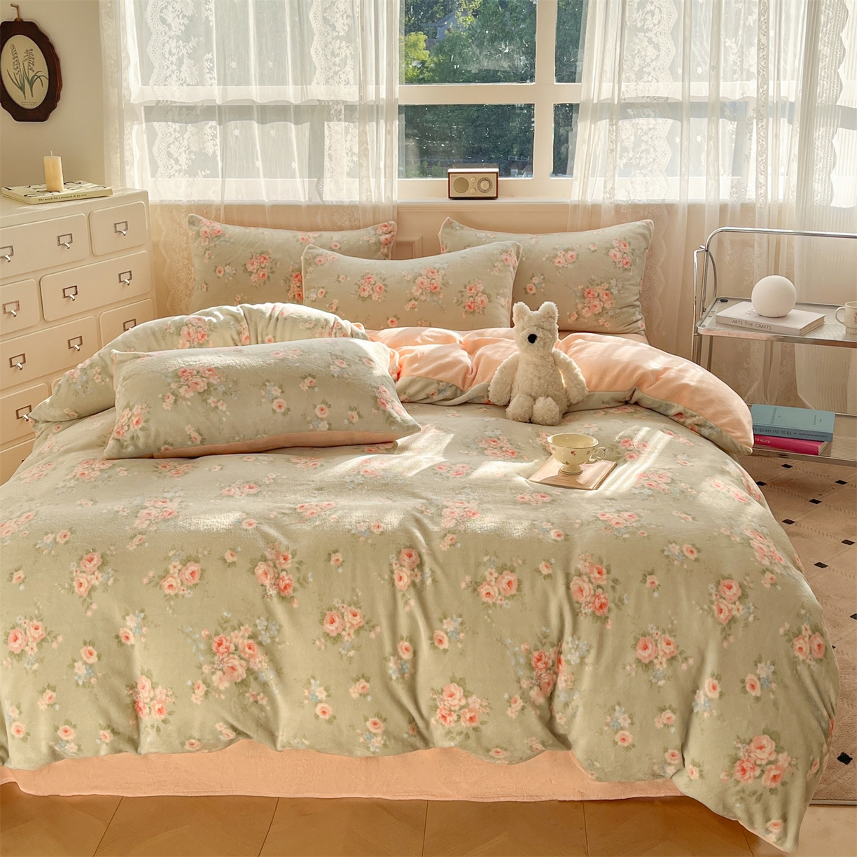 91家纺网 家纺一手货源 找家纺 （总）欧尚家纺 2025新款跑量牛奶绒四件套