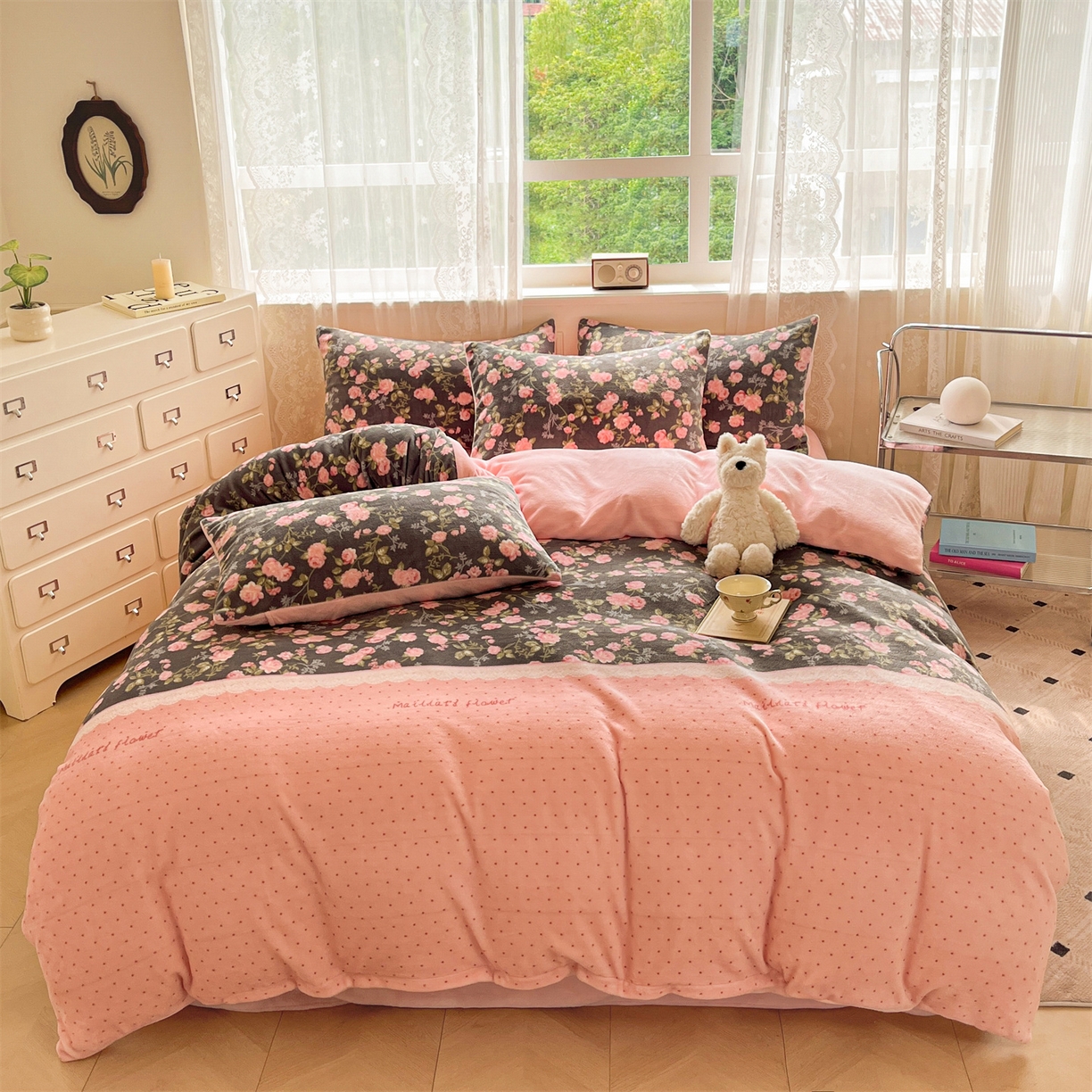 91家纺网 家纺一手货源 找家纺 （总）欧尚家纺 2025新款跑量牛奶绒四件套