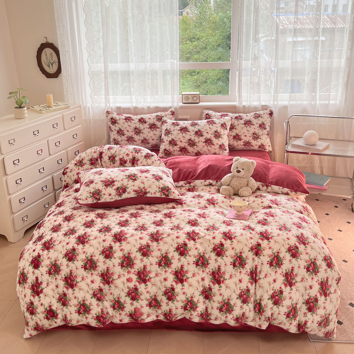 91家纺网 家纺一手货源 找家纺 （总）欧尚家纺 2025新款跑量牛奶绒四件套