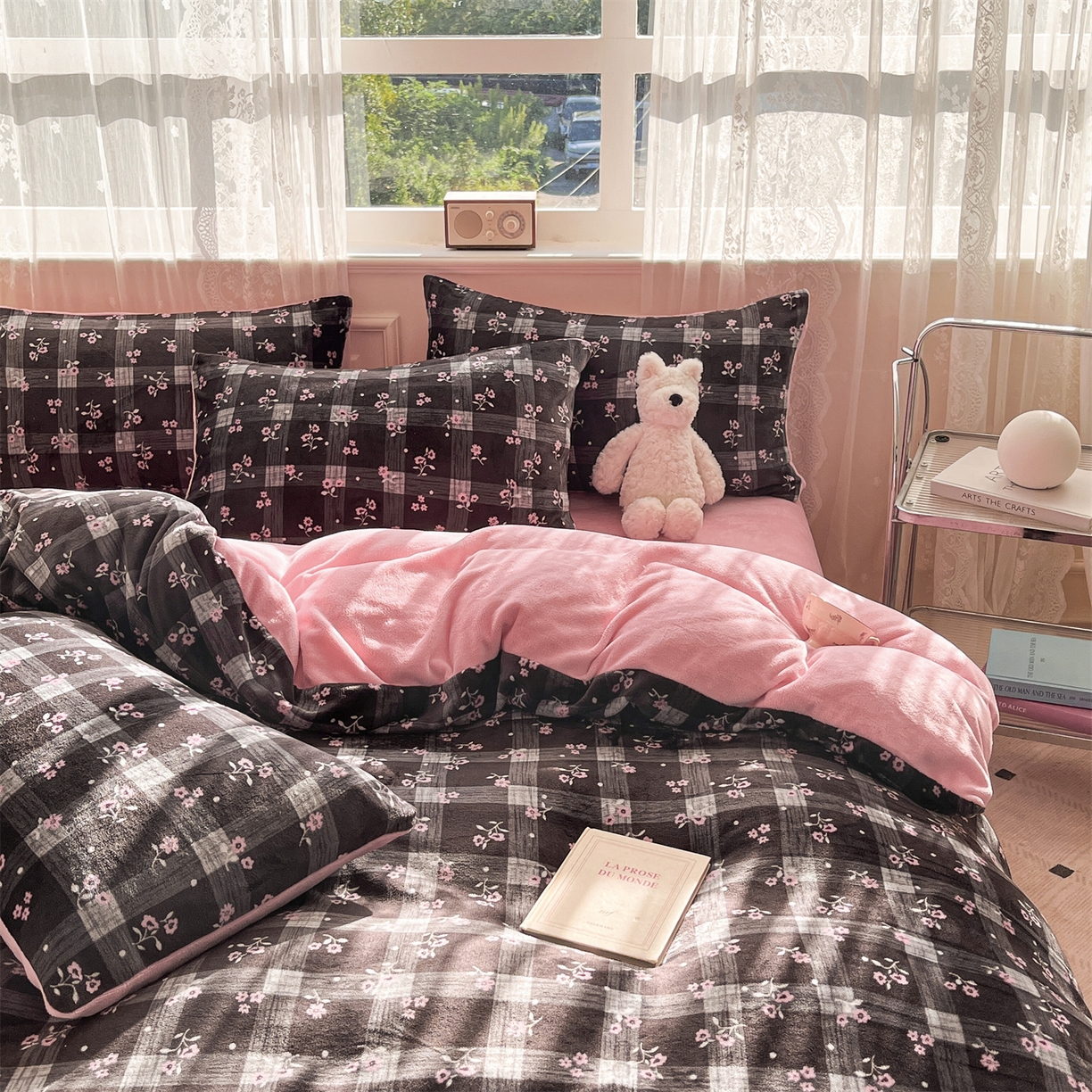 91家纺网 家纺一手货源 找家纺 欧尚家纺 2025新款跑量牛奶绒四件套 魅图