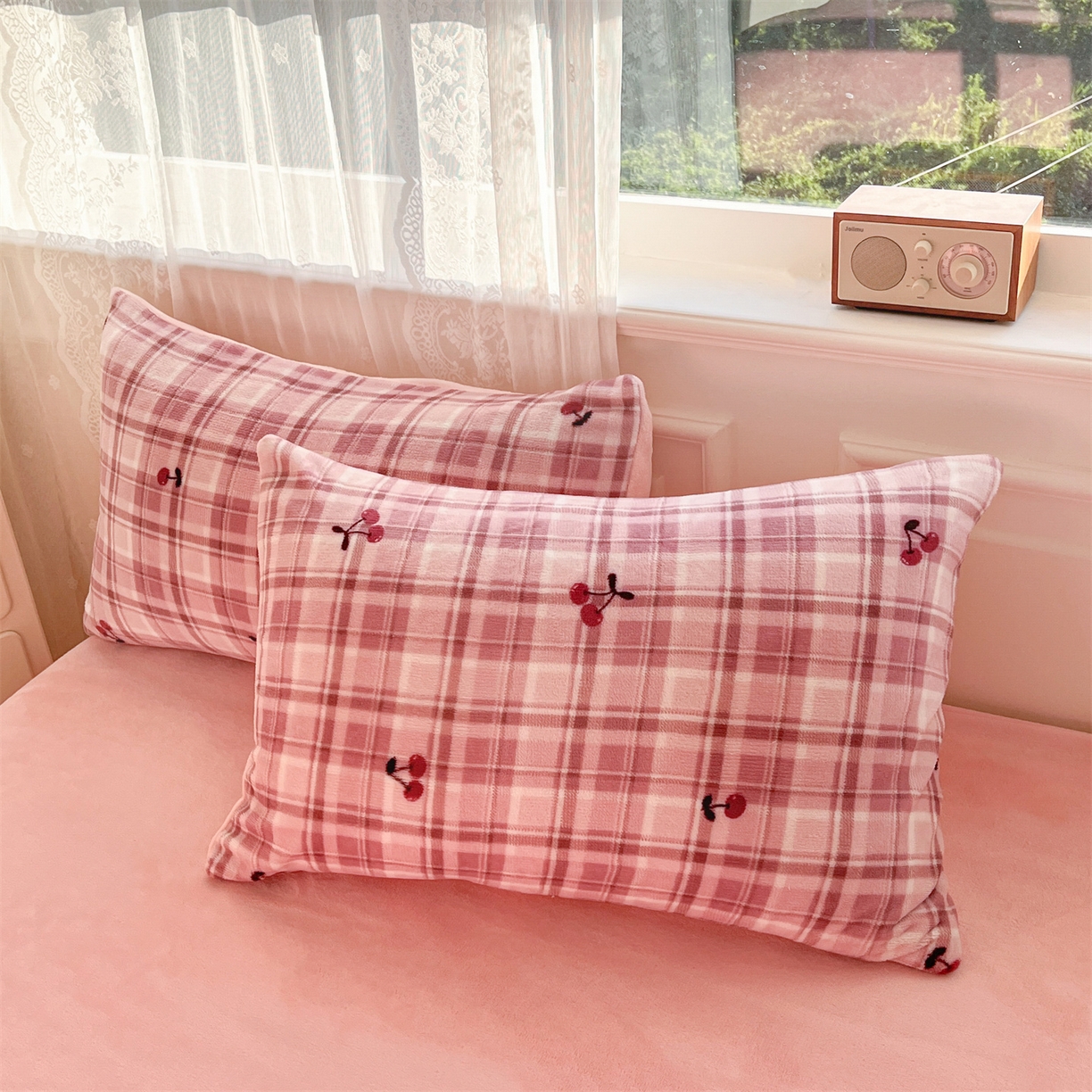 91家纺网 家纺一手货源 找家纺 欧尚家纺 2025新款跑量牛奶绒四件套 乌梅子酱