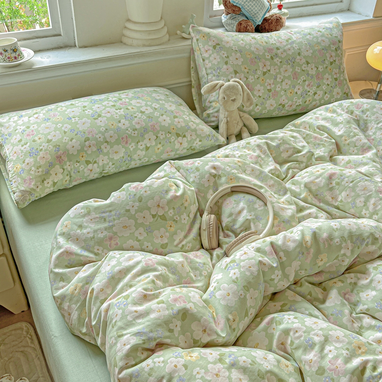 91家纺网 家纺一手货源 找家纺 （总）典曼家纺 2025新款双层纱四件套