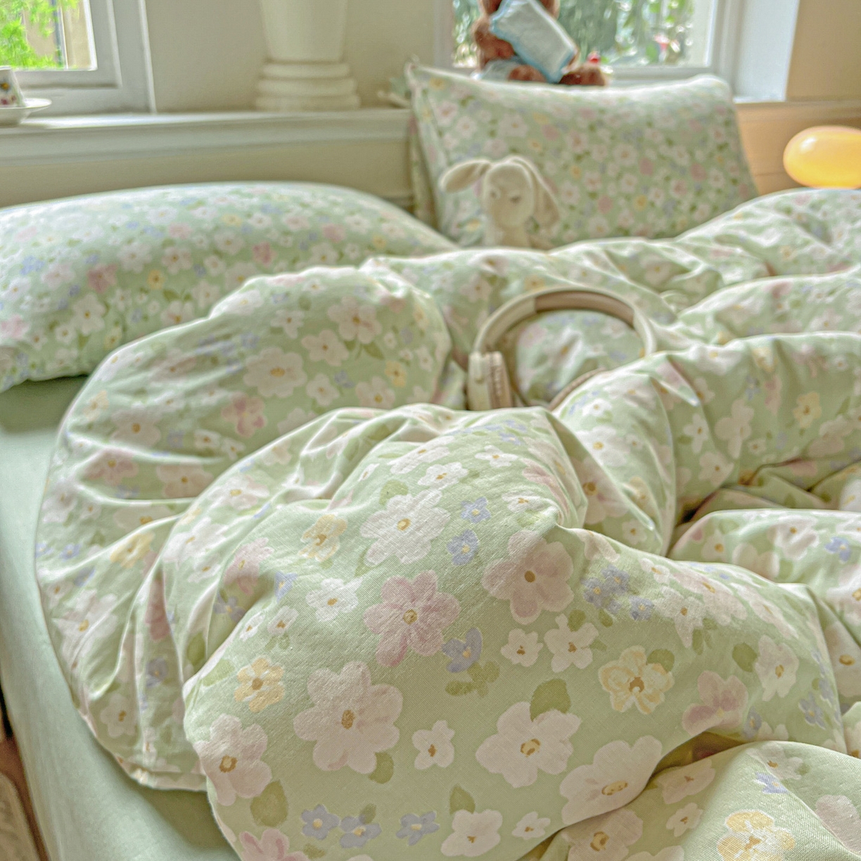 91家纺网 家纺一手货源 找家纺 （总）典曼家纺 2025新款双层纱四件套