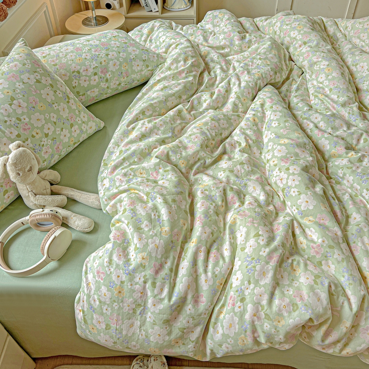 91家纺网 家纺一手货源 找家纺 （总）典曼家纺 2025新款双层纱四件套