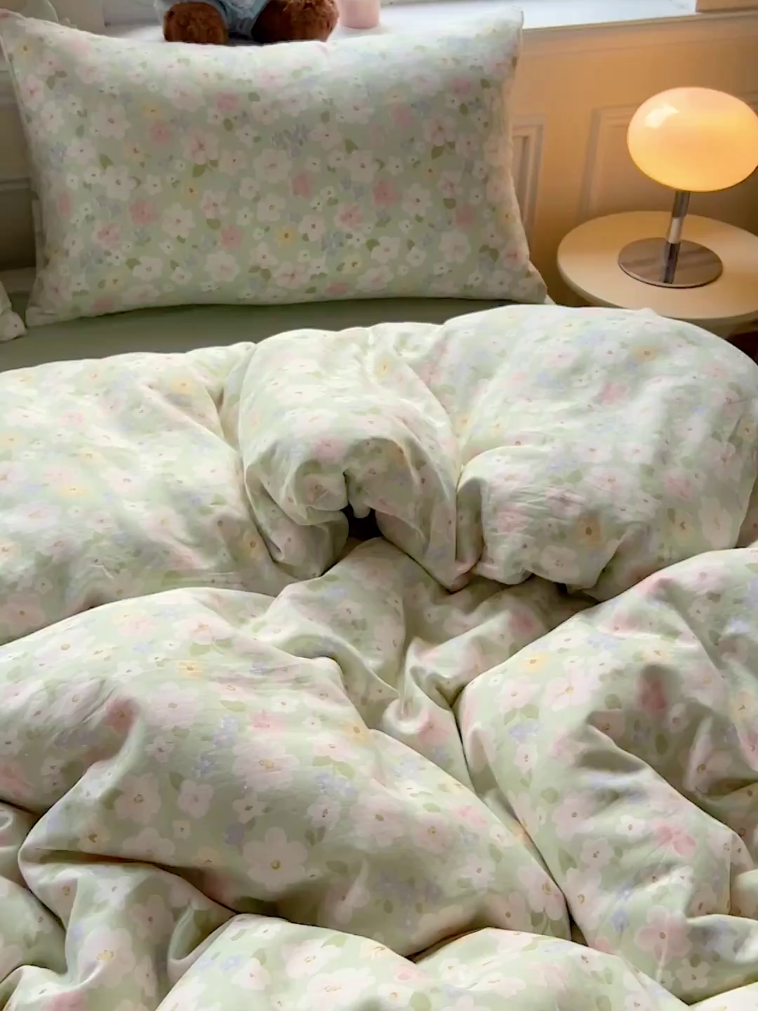 91家纺网 家纺一手货源 找家纺 典曼家纺 2025新款双层纱四件套 初夏