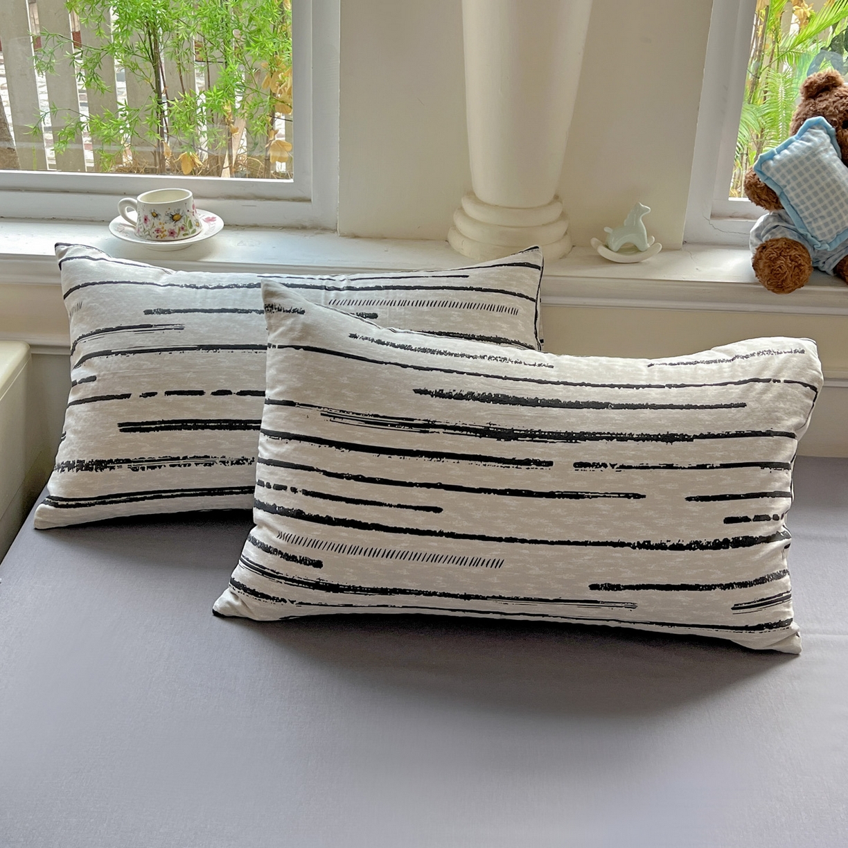 91家纺网 家纺一手货源 找家纺 典曼家纺 2025新款双层纱四件套 凯伦