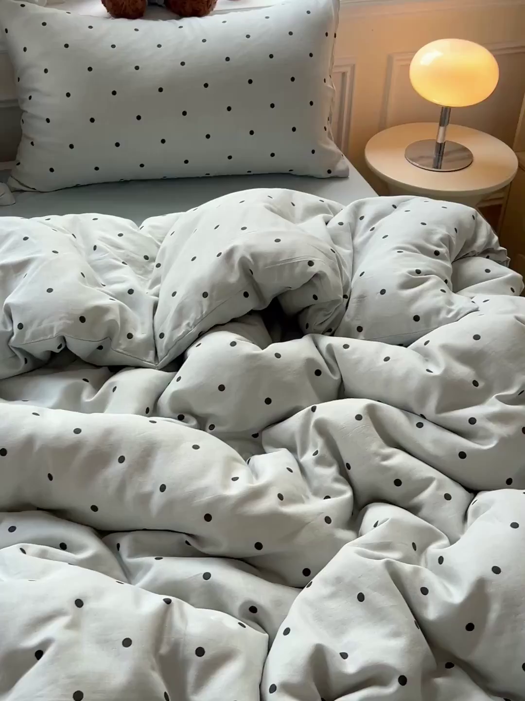 91家纺网 家纺一手货源 找家纺 典曼家纺 2025新款双层纱四件套 抹茶啵啵