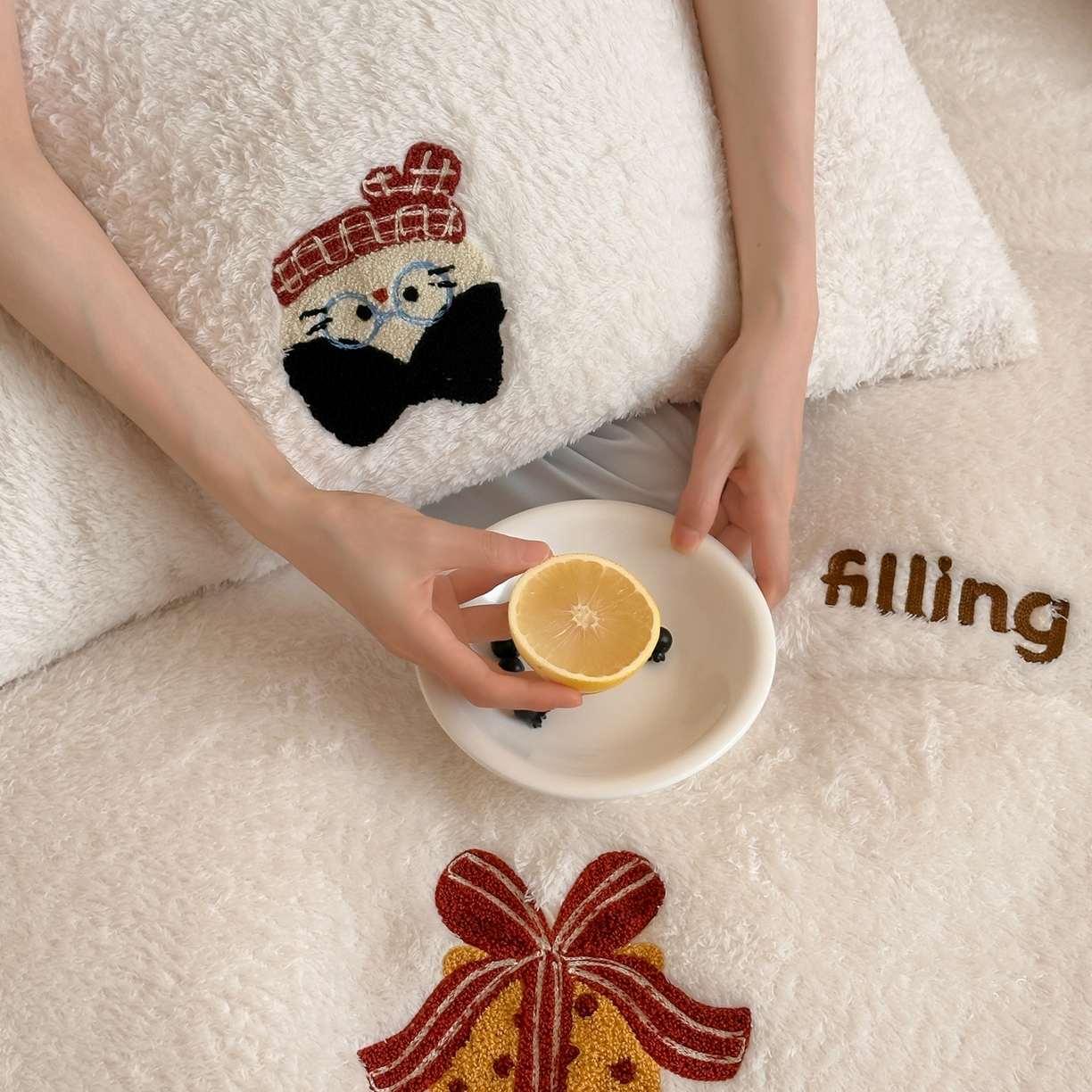 91家纺网 家纺一手货源 找家纺 （总）圆岛家纺 2025新款泰迪绒毛巾绣牛奶绒四件套