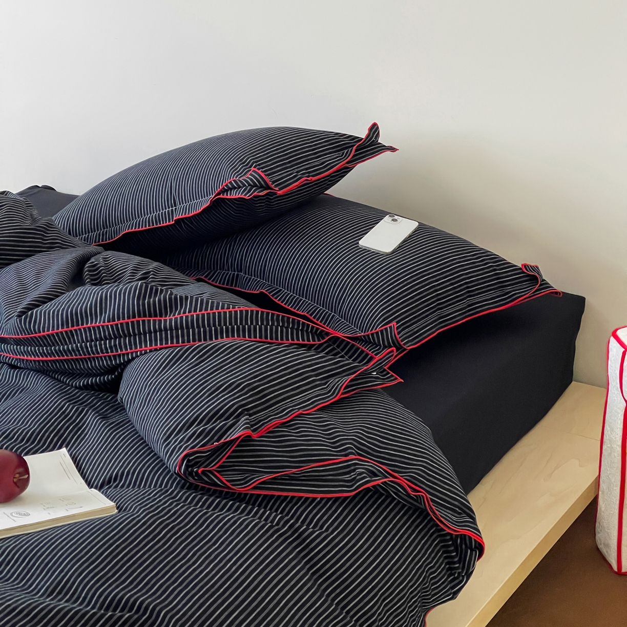 91家纺网 家纺一手货源 找家纺 （总）例外 2025新款全棉纯棉色织水洗棉老钱工业风四件套（会员套件-10）