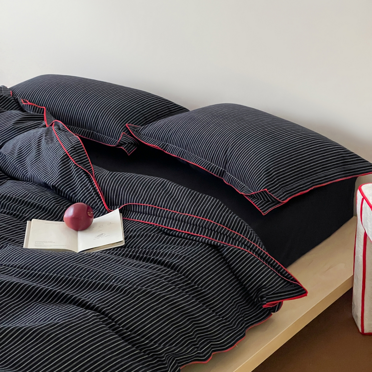 91家纺网 家纺一手货源 找家纺 （总）例外 2025新款全棉纯棉色织水洗棉老钱工业风四件套（会员套件-10）