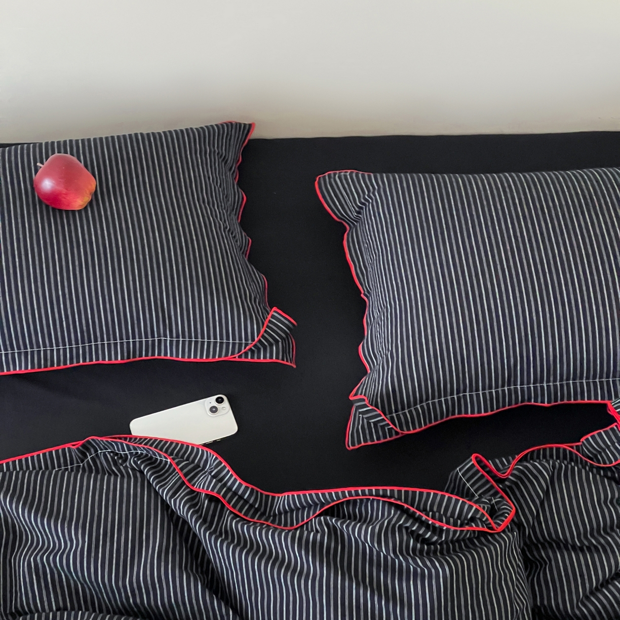 91家纺网 家纺一手货源 找家纺 （总）例外 2025新款全棉纯棉色织水洗棉老钱工业风四件套（会员套件-10）