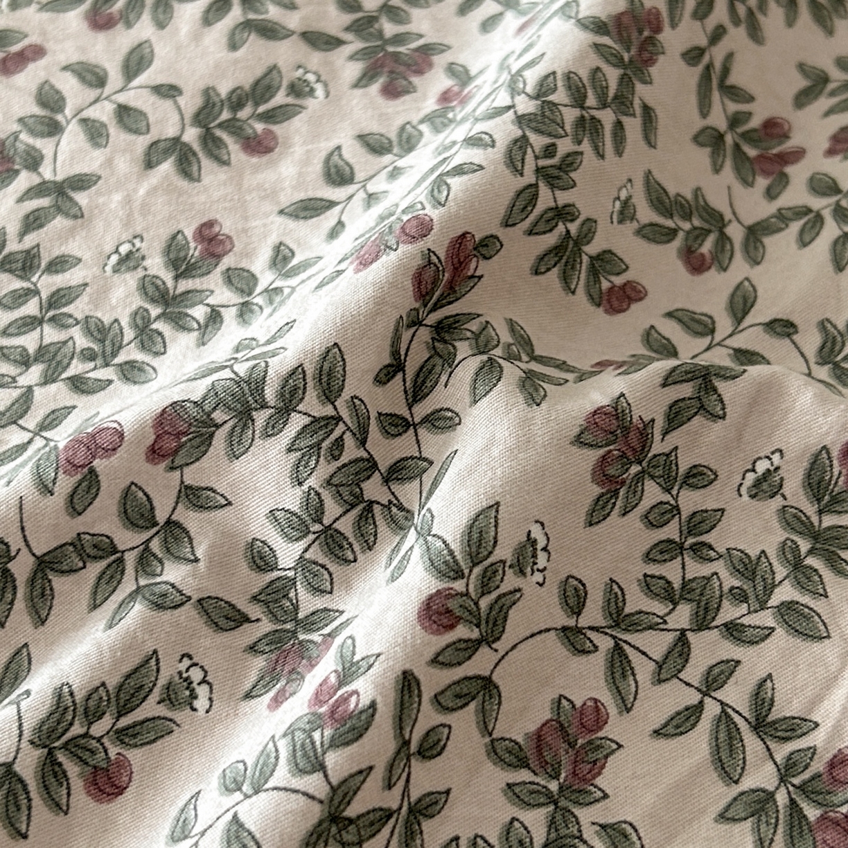 91家纺网 家纺一手货源 找家纺 如约 2025新款A类珍珠棉四件套 庭院春深