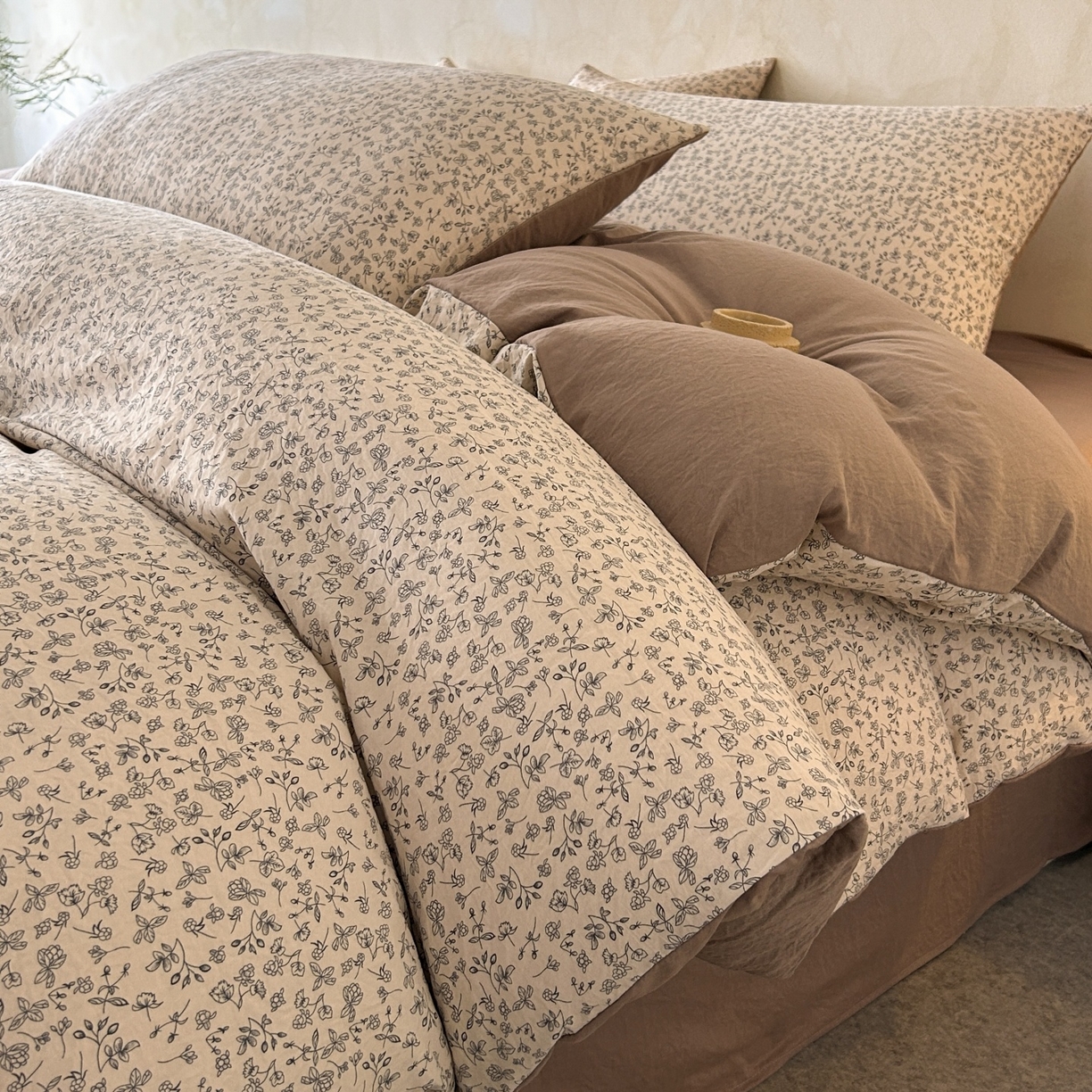 91家纺网 家纺一手货源 找家纺 如约 2025新款A类珍珠棉四件套 赫拉