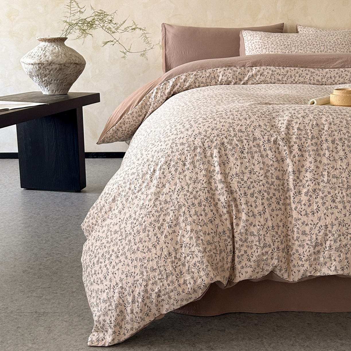 91家纺网 家纺一手货源 找家纺 如约 2025新款A类珍珠棉四件套 赫拉