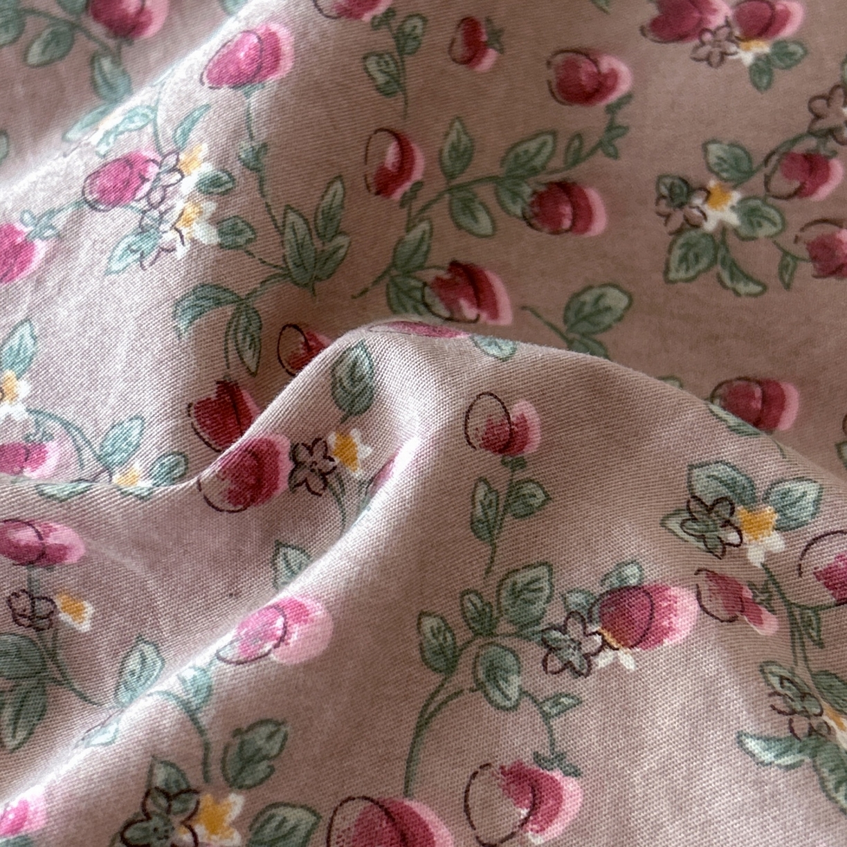 91家纺网 家纺一手货源 找家纺 如约 2025新款A类珍珠棉四件套 樱桃季