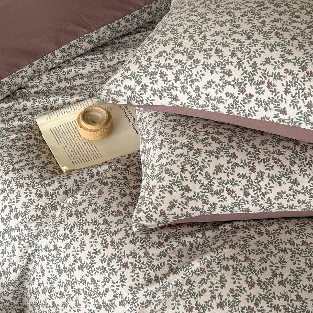 91家纺网 家纺一手货源 找家纺 如约 2025新款A类珍珠棉四件套 庭院春深