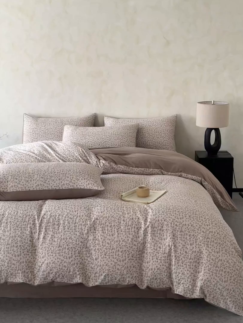 91家纺网 家纺一手货源 找家纺 如约 2025新款A类珍珠棉四件套 赫拉