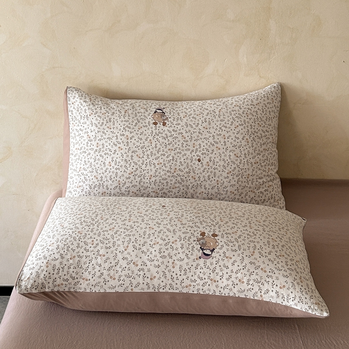 91家纺网 家纺一手货源 找家纺 如约 2025新款A类珍珠棉四件套 豆蔻